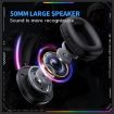 ONIKUMA X33 RGB Gaming Headset, 2m Cable, Black Head-mounted Design - 4