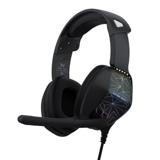 KOTION EACH G6000 Gaming Headset with Mic, 2.1m Length (Black) - 1