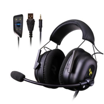 SOMIC G936N 7.1 Gaming Headset Computer & Mobile Compatible (Black) - 1