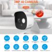 SriHome SH029 3MP 1296P AI Camera, 2-Way Talk, Motion/Night Vision - 2