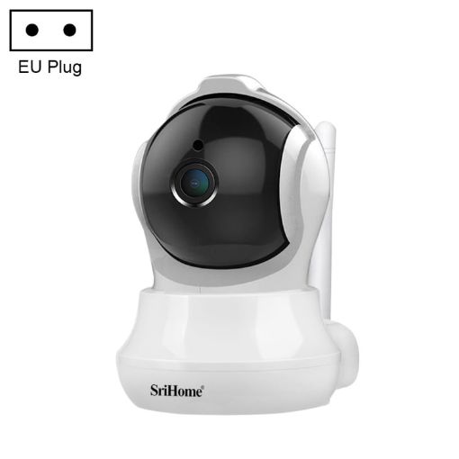 SriHome SH020 1296P HD AI IP Camera, Two Way Talk, Night Vision - 1