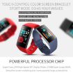 Smart Bracelet, 1.14" IPS Screen, IP67, Heart Rate, Sleep Monitor, Red - 3