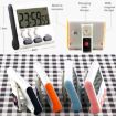 Digital Kitchen Timer 24h LCD Alarm Clock with Magnetic Backing - 4