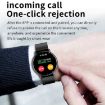 ZL02D Gold 1.28" Steel Band Smart Watch with Heart Rate Monitor - 5