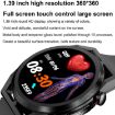 ET310 Smart Watch, IP67, ECG, Temp Monitoring, 1.39" IPS, Leather Band - 4