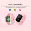LOKMAT R3L Pink Waterproof Health Smart Watch with Monitors - 5
