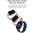 T90 1.91" Pink Smart Watch, IP67 Waterproof, Bluetooth Call Support - 4