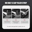 Grey Car Seat Gap Filler - Armrest Box Leak-proof Barrier - 5