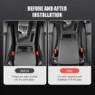 Grey Car Seat Gap Filler - Armrest Box Leak-proof Barrier - 6
