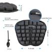 Car Office Inflatable Airbag Seat Cushion - Manual Inflation Black - 4