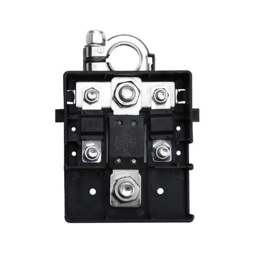 Quick Release 32V 400A Car Battery Terminal Fused Clamps (Black) - 1