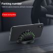 Peacock Shape Diamond Car Phone Holder with Number Plate - 4