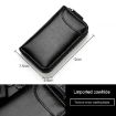 Large-Capacity Zipper Wallet & Keys Holder Bag (Rose Red) - 4