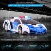 1023 4 Channel Remote Control Deformable Police Model Toy Car - 6