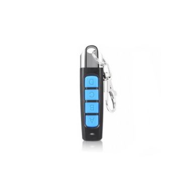 433MHz Universal Wireless Garage Door Remote Control (4 Buttons, Blue) - 1