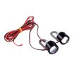 2 PCS 12V 3W Yellow Eagle Eyes LED Strobe Light for Motorcycle - 2