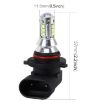 9005 50W 500LM Car Fog Light, 16 Lamps, 6000K White, DC 12V-24V - 2