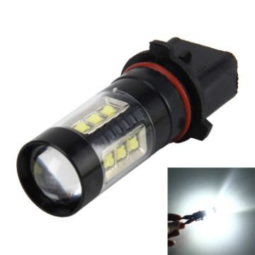 P13W 4.2W Car Fog Light 290LM 6000K White, 16 3535 Lamps, 12V-24V - 1
