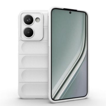 Realme P3 Ultra 5G Magic Shield TPU Flannel Case (White) - 1