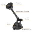 Yesido C41 Telescopic Suction Magnetic Car Phone Holder - Black - 4