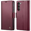 Samsung Galaxy S23+ 5G CaseMe Leather RFID Phone Case (Wine Red) - 1