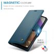Samsung Galaxy A32/M32 5G CaseMe Butterfly Leather RFID Case Blue - 5