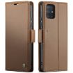 Samsung Galaxy A71 4G CaseMe 023 Leather RFID Phone Case (Brown) - 2