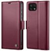 Samsung Galaxy A22 5G CaseMe 023 RFID Leather Case Wine Red - 1
