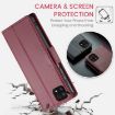 Samsung Galaxy A22 5G CaseMe 023 RFID Leather Case Wine Red - 6