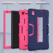 TCL Tab 8 LE/WiFi Silicone Hybrid Case with Holder (Navy/Rose) - 3