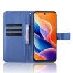 TCL 605/60 SE Blue Leather Phone Case - Diamond Texture Design - 4