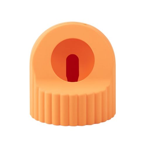 Apple Watch Orange Wave Pattern Silicone Charging Stand - 1