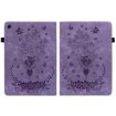 Butterfly Rose Embossed Leather Case for Galaxy Tab S5e (Purple) - 2