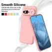 Google Pixel 9 Shockproof Pink Silicone Case - Pure Color - 3