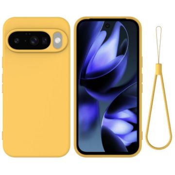 Pixel 10 Yellow Silicone Shockproof Case - Pure Color - 1