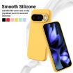 Pixel 10 Yellow Silicone Shockproof Case - Pure Color - 3