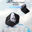 Yesido MC-09 Multi-function Universal Travel Adapter (Black) - 3