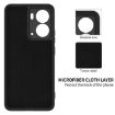 Realme P3 5G/Narzo 80x 5G Black Liquid Silicone Dropproof Case - 6