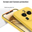 OPPO Find X6 Pro Yellow Silicone Dropproof Full Coverage Case - 3