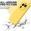 OPPO Find X6 Pro Yellow Silicone Dropproof Full Coverage Case - 4