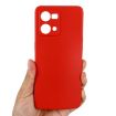 OPPO Reno8 4G Red Silicone Dropproof Full Coverage Phone Case - 3