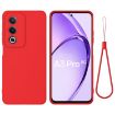OPPO A3 Pro 5G India Red Liquid Silicone Dropproof Phone Case - 1