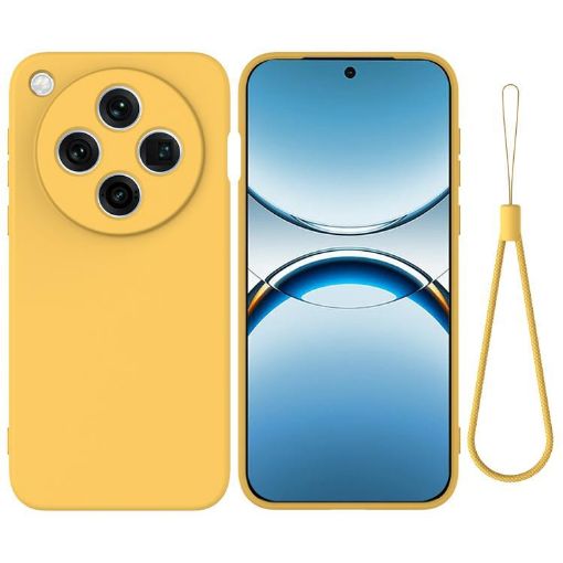 OPPO Find X8 Pro Yellow Liquid Silicone Dropproof Phone Case - 1
