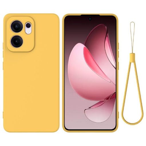 OPPO Reno13 F 4G/5G Yellow Silicone Dropproof Phone Case - 1