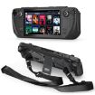 Steam Deck Shockproof Case with Holder & Strap (Black) - 1