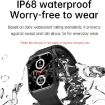 E530 1.91" IP68 Waterproof Smart Watch with ECG & Blood Sugar, Black - 4