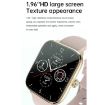 T20 1.96" IP67 Waterproof Smart Watch, Bluetooth Call/Heart Rate Monitor - 4