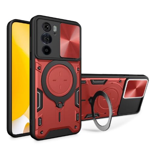 Motorola Edge 30 Pro Red Camshield Magnetic Holder Case - 1