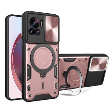 Motorola Edge 30 Ultra Pink Camshield Magnetic Phone Case - 1