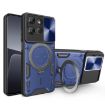 Moto G Power 2025 Blue Texture Camshield Magnetic Phone Case - 1